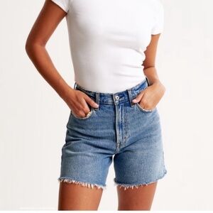 Abercrombie & Fitch High Rise Dad Shorts